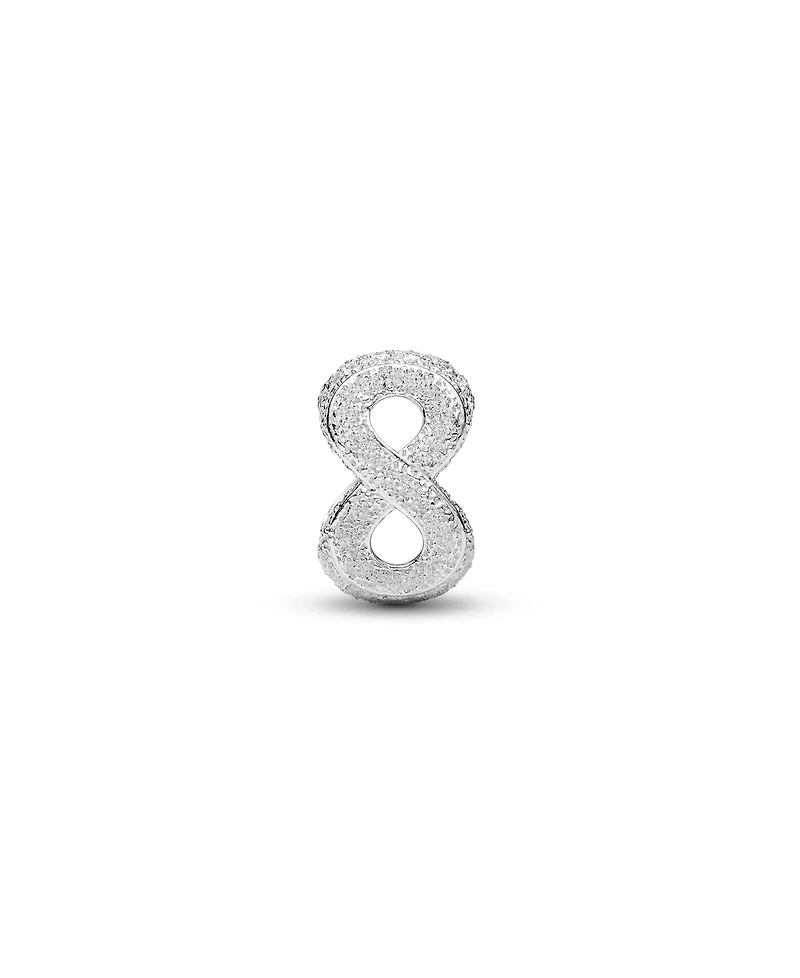 Pandora Textured Infinity Symbol Mini Charm