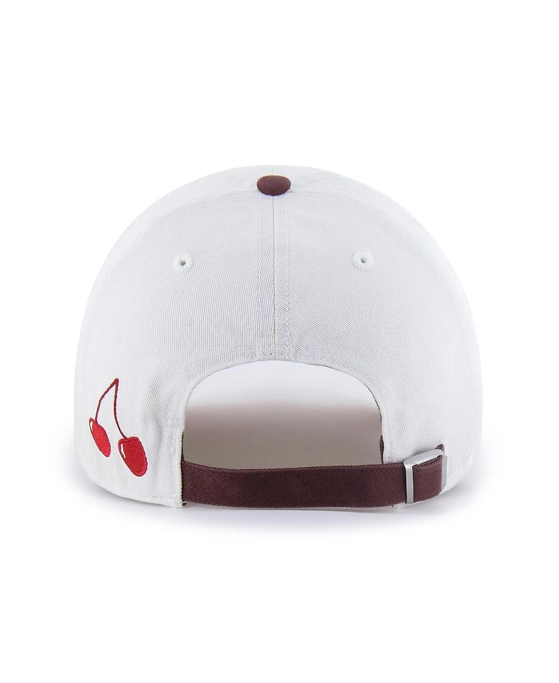 '47 Brand Men's Women's Stone/Burgundy San Francisco 49ers Love Letter Clean Up Adjustable Hat
