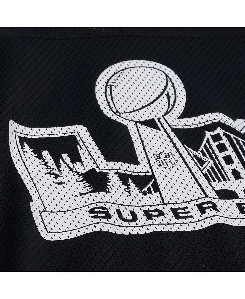 Mitchell & Ness Men's Women's x Levi's Black Super Bowl Lx Legacy Jersey