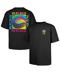'47 Brand Men's Black Cincinnati Reds Sundale Foundation T-Shirt
