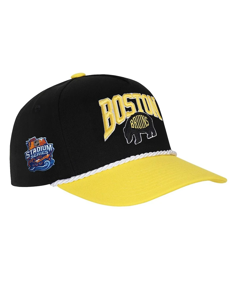Fanatics Big Boys and Girls Black Boston Bruins 2026 Nhl Stadium Series Team A-Frame Adjustable Hat