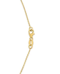 Macy's Multi Bead Station Necklace in 14k Gold