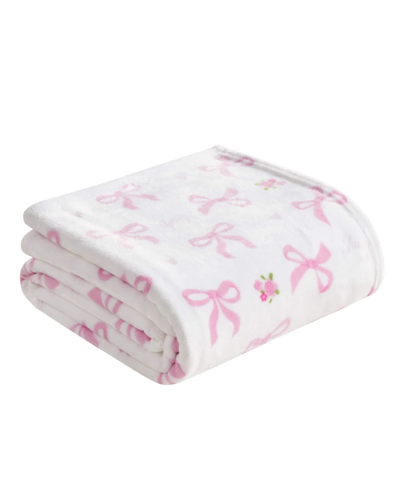 Juicy Couture Kids Plush Throw, 50" x 70"