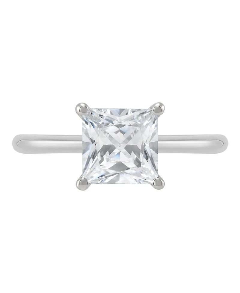 Igi Certified Lab Grown Diamond Solitaire Engagement Ring (2 ct. t.w.) 14k White Gold or Two Tone