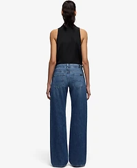 7 For All Mankind Women's Low Rise Denim Jeans