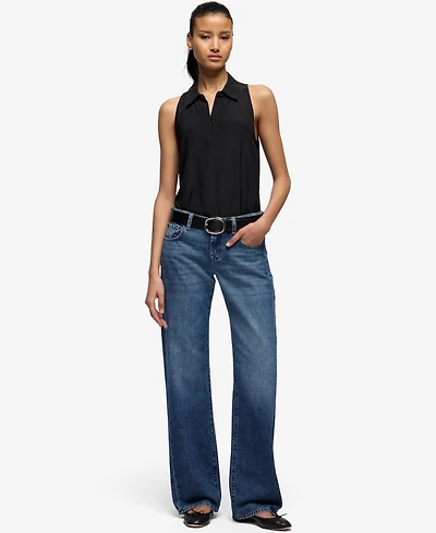 7 For All Mankind Women's Low Rise Denim Jeans