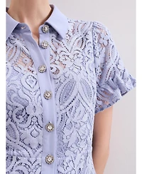 Phase Eight Women's Carmine Lace Dress