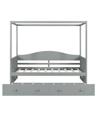 Streamdale Furniture Canopy Day Bed with Trundle