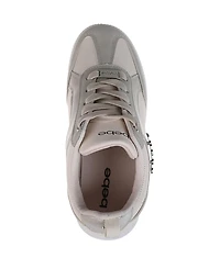 bebe Women's Fashionable and Sparkly Sneaker with Glitter