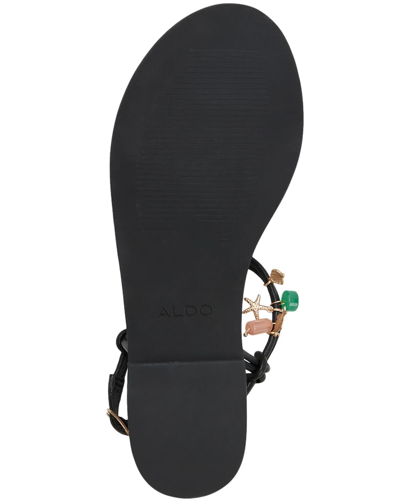 Aldo Women's Seajewels T-Strap Round Toe Flat Sandals