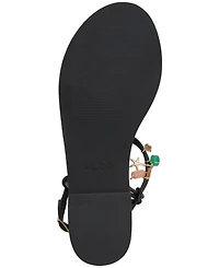 Aldo Women's Seajewels T-Strap Round Toe Flat Sandals