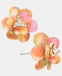 lonna & lilly Crystal Flower Stud Earrings