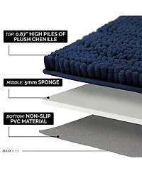 Soft Shaggy Microfiber Ultra Absorbent Bathroom Rug