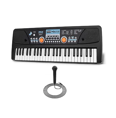 Portable Piano Keyboard & Microphone