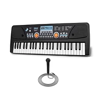 Portable Piano Keyboard & Microphone