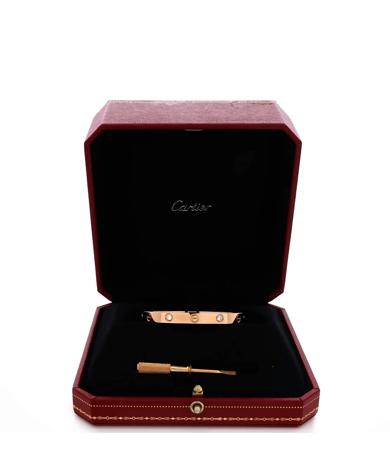 Pre-Owned Cartier Love 4 Diamond Bracelet