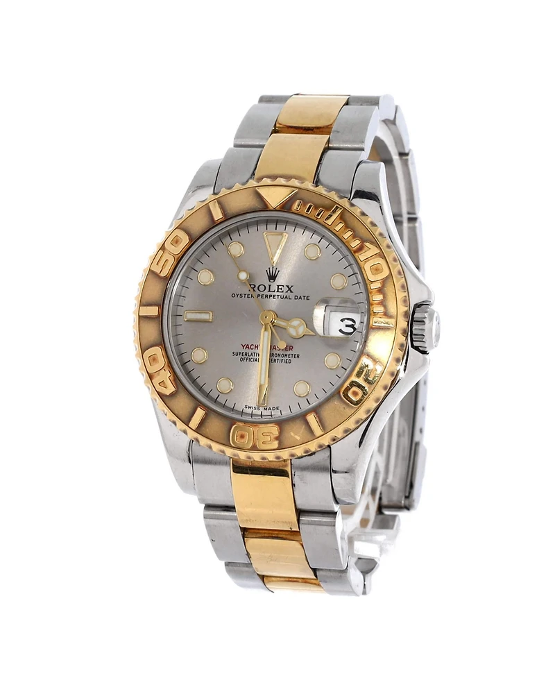 Pre-Owned Rolex Oyster Perpetual Yacht-Master Automatic Watch in Stainless Steel and Gold 35mm
