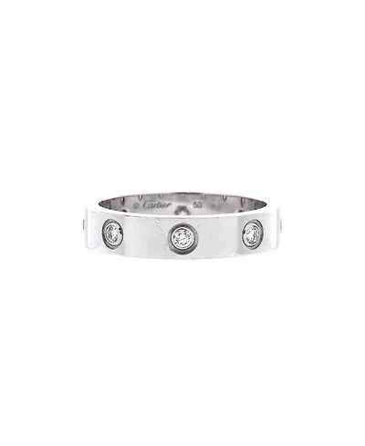 Pre-Owned Cartier Love Wedding Band 8 Diamonds Ring