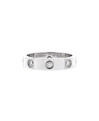 Pre-Owned Cartier Love Wedding Band 8 Diamonds Ring