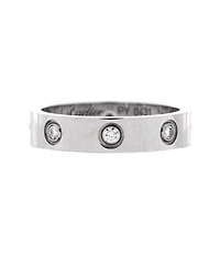 Pre-Owned Cartier Love Wedding Band 8 Diamonds Ring
