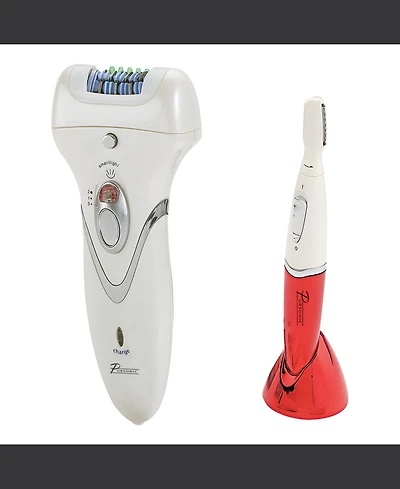 Pursonic Rechargeable Epilator & Bikini Personal Groomer Trimmer – All-in-One Hair Removal System