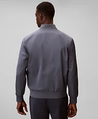 Calvin Klein Men's Birdseye Round Collar Bomber Jacket