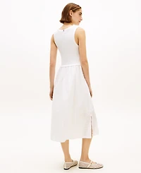 Tommy Hilfiger Women's Mixed Media Broderie Dress