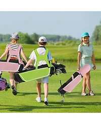 Mecale Junior Complete Golf Club Set with Stand Bag & Rain Hood