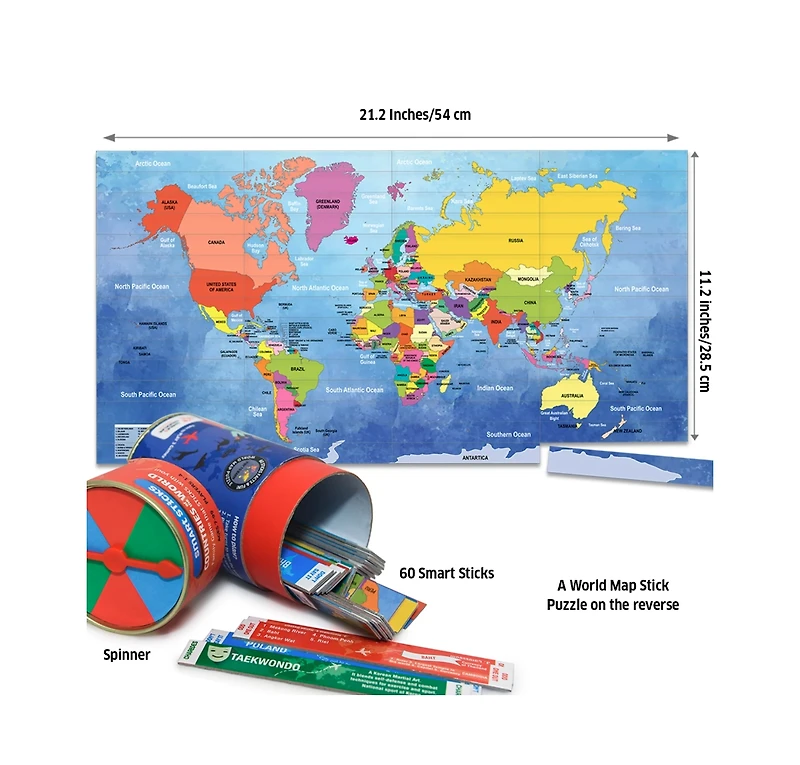 Chalk & Chuckles - Smart Sticks-Countries