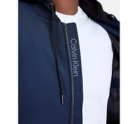 Calvin Klein Men's Bomber Knit Hood Jacket