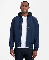 Calvin Klein Men's Bomber Knit Hood Jacket