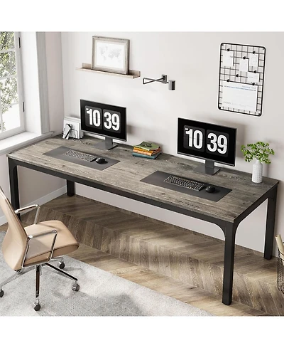 Tribesigns 78.7 Inches Computer Desk, Extra Long for 2 People