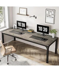 Tribesigns 78.7 Inches Computer Desk, Extra Long for 2 People