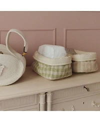 Lorena Canals Quilted Basket Matcha