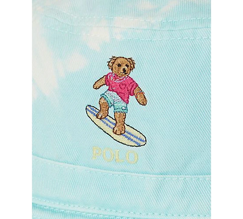 Polo Ralph Lauren Boys 8-20 Tie-Dye Polo Bear Twill Bucket Hat