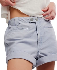 Free People Women's Sakura Rolled Leg Cargo Shorts