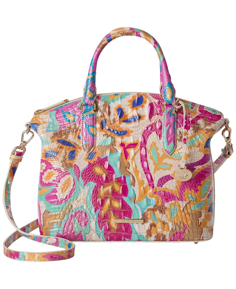 Brahmin Duxbury Melbourne Medium Leather Satchel Handbag