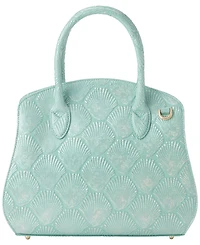 Brahmin Rosetta Tides Magnetic Medium Satchel Bag