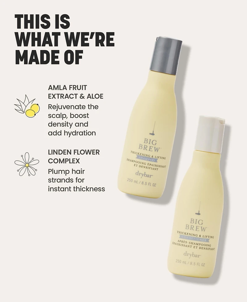 Drybar Big Brew Thickening and Lifting Shampoo, 8.5 oz.