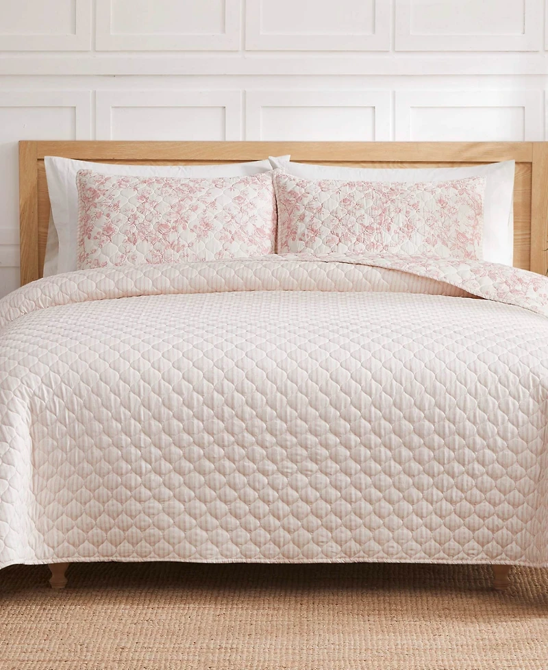 Jessica Simpson Floral Camilla 3-Pc. Quilt Set