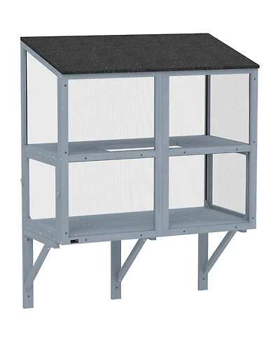 PawHut Catio Outdoor Cat Enclosure Windo Box 39.4"L,