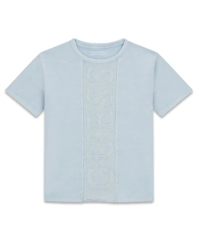 Guess Boys' 7-18 Garment-Dyed Logo T-Shirt