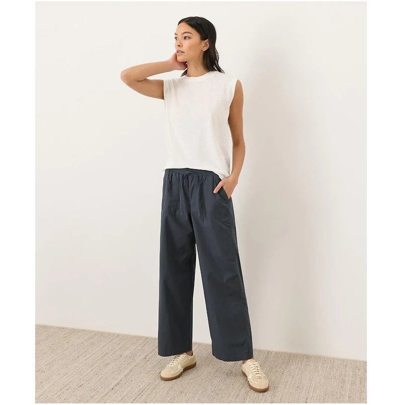 Pact Women's Organic Cotton Featherweight Slub Relaxed Muscle Tee