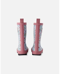 Deux par Little Girls Rain Boots Rubber Mini Flower Print