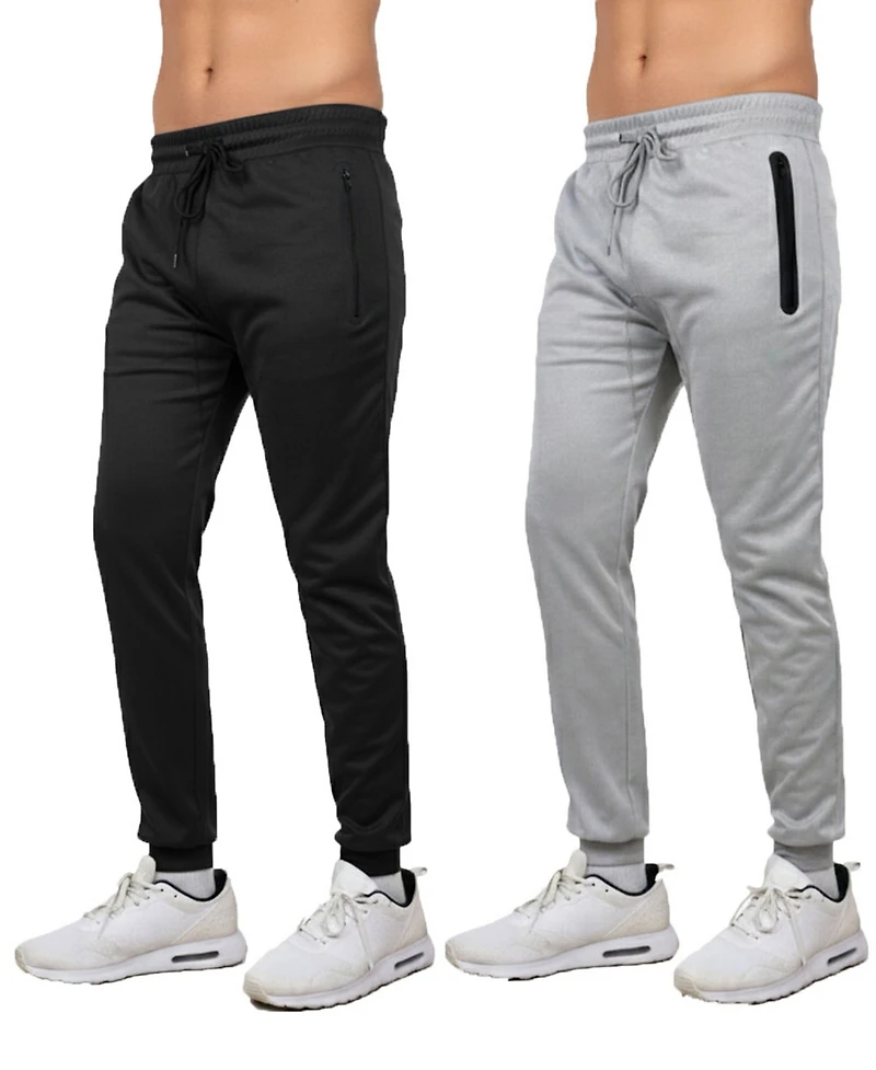 Blu Rock Men's Modern Slim-Fit Tech Joggers Sweatpants