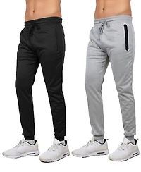 Blu Rock Men's Modern Slim-Fit Tech Joggers Sweatpants