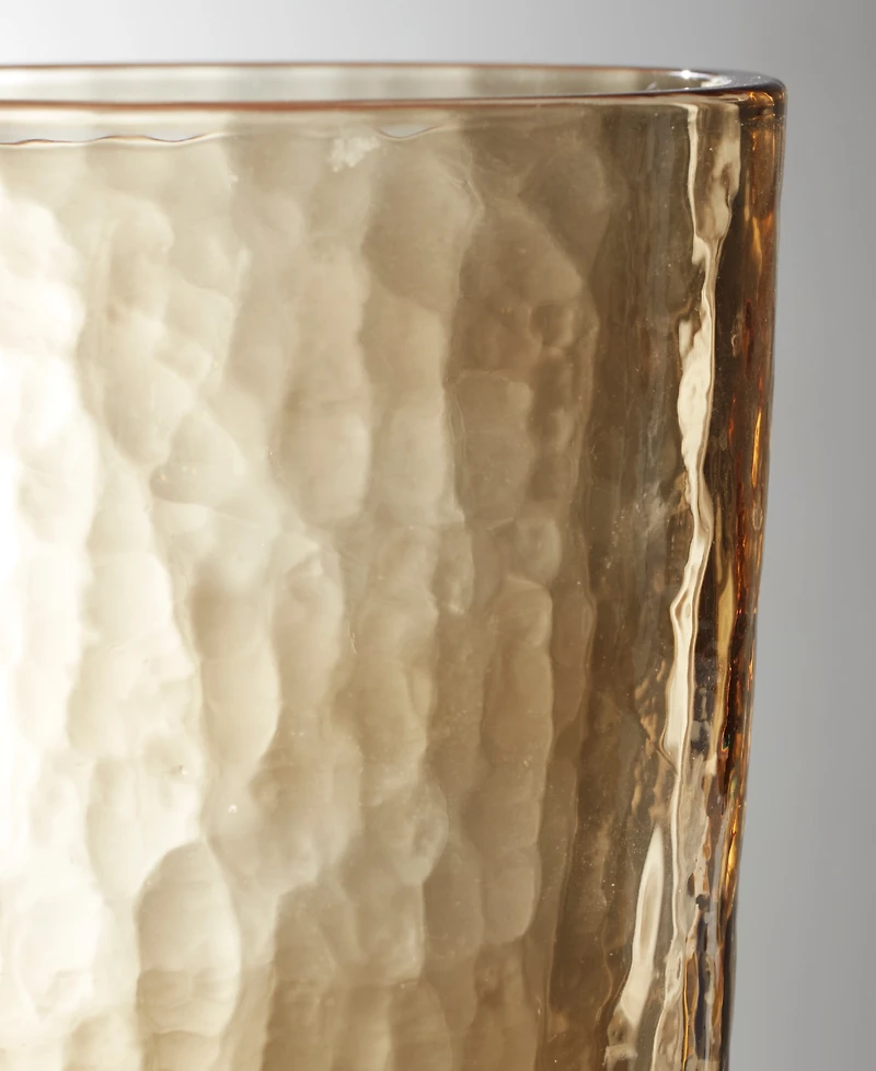 Lenox Homespun Amber Tall Tumbler Glasses, Set of 4