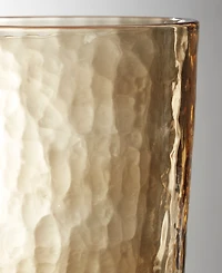 Lenox Homespun Amber Tall Tumbler Glasses, Set of 4