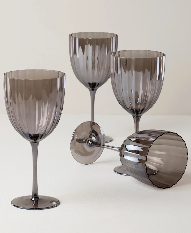 Lenox Curva Luxe All Purpose Wine Glasses, Set Of 4