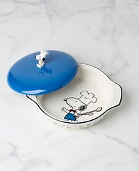Lenox Chef Snoopy 40 oz. Covered Casserole Dish with Lid